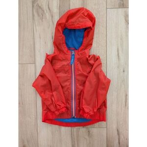 L.L. Bean Vibrant Red Toddler Jacket with Blue Accents